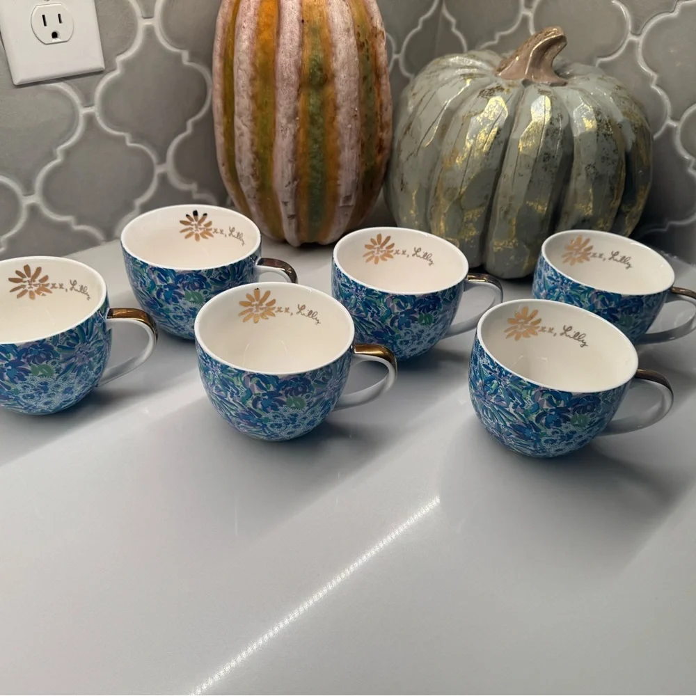 Lily Pulitzer mugs pack of 6